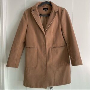 TopShop Petite Camel Coat